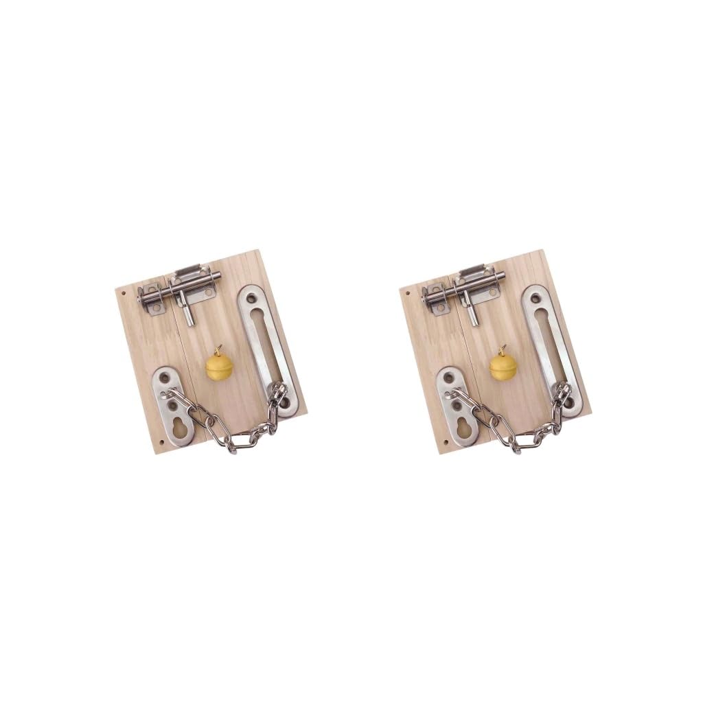 Montessori Busy Board Lot de 2 accessoires pédagogiques pour garçons et filles Style 1