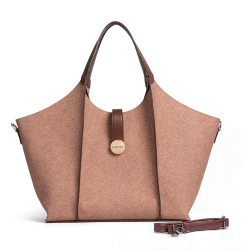 Image of EXOTIC Metropolitan Elegance Signature Canvas Tote top Handle Handbag | For Office | For Work | Laptop Bag | Gift Bag