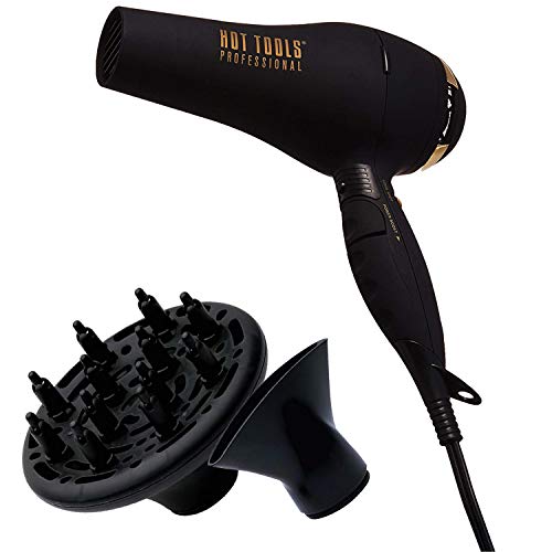 HOT TOOLS Professional 1875W Black Gold Turbo Ionic Dryer