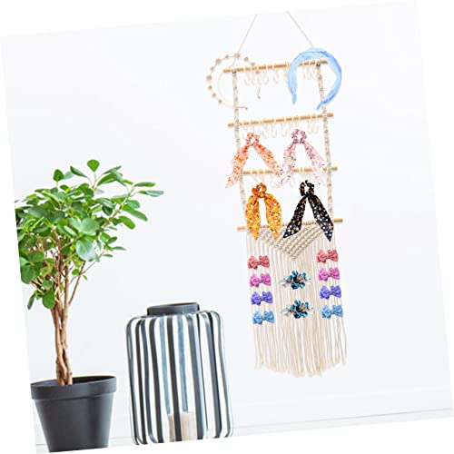 Support mural macramé pour épingles évitant la perte des nœuds de coiffure