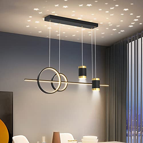 Plafond éclairage table à manger LED dimmable pour lustre de cuisine moderne