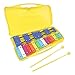 Xylophone 25 Notes Children Colorful Xylophone, Sturdy Aluminum Keys Xylophone with Yellow Box 15.4x9.1x1.6in Small Professional Musical Xylophone for kid Percussion Instrument