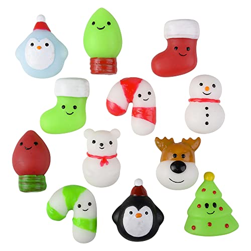 Personajes de gomitas navideños 24 piezas miniatura 2