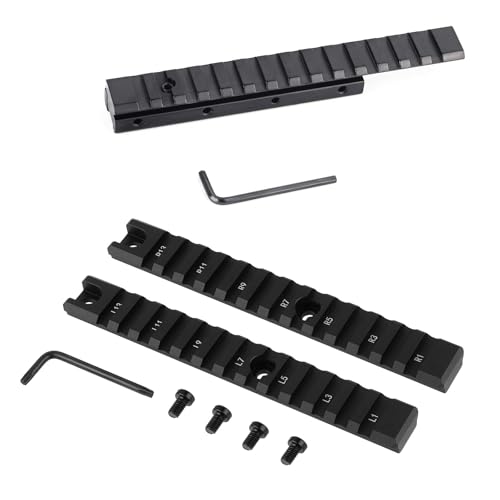 Rail de conversion FOCUHUNTER réhausse 13.5mm pour montage optique stable