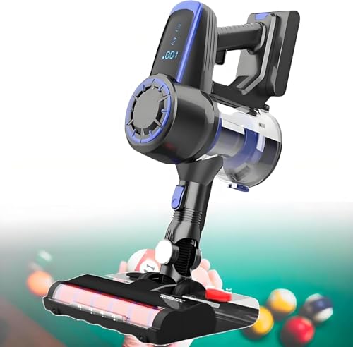 Cordless Electric Pool Table Cloth Vacuum Cleaner, 240W Brushless Motor