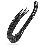 Proxoxo Flogger Erotik Leder Flogger Peitsche für SM Sex Strap Flogger Wildleder Sexspielzeug Cosplay