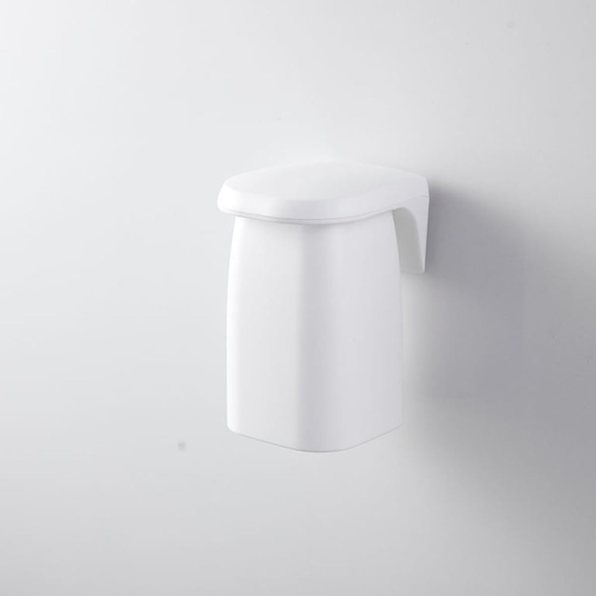 Artibetter Portaspazzolini da Bagno Magnetico da Parete 4 Pezzi in Pp Semplice per Casa Adesione Potente e Prevenzione Polvere senza Perforazione
