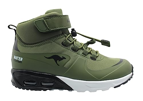 KangaROOS Unisex Kinder Kx-hydro Sneaker, Olive Jet Black, 36 EU KangaROOS Unisex Kinder Kx-hydro Sneaker, Olive Jet Black, 36 EU
