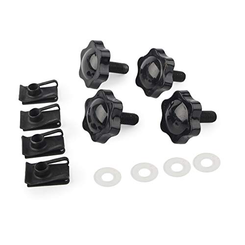 GZYF Motorbike Saddlebag Lock Mounting Theft Deterrent Bolt Screw 4X for Harley 1993-2018 all touring models FLT, FLHT, FLHTCU, FLHRC, for Road King, Street Glide, Electra Glide