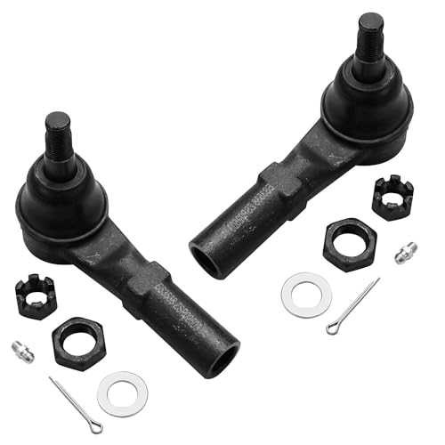 Image of Detroit Axle - RWD Front End Control Arms Kit for 03-06 Dodge Ram 2500 3500, 2 Upper Control Arms w /Ball Joint 2 Tie Rods 2 Sway Bars 2 Lower Ball Joints 2003 2004 2005 2006 Replacement - 8pc Set