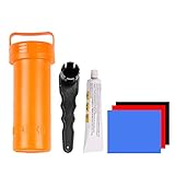 Tickas インフレータブル用のPVCパッチと接着剤が付いたSUP修理キットインフレータブルカヤックボートラフトサーフボード用のレンチ付きポータブルスタンドアップパドルボード修理キット