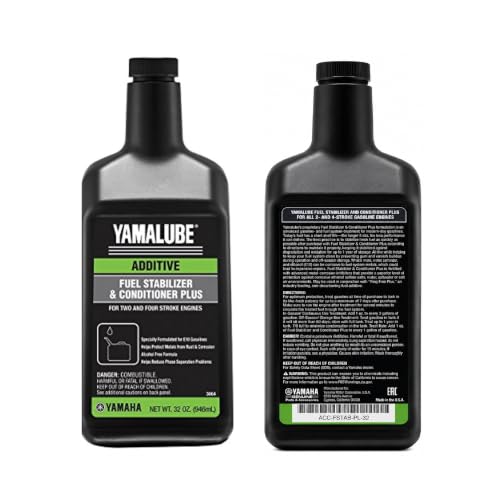 Image of Yamaha Yamalube Fuel Stabilizer & Conditioner- (2 Pack) 32 Ounces, #ACC-FSTAB-PL-32