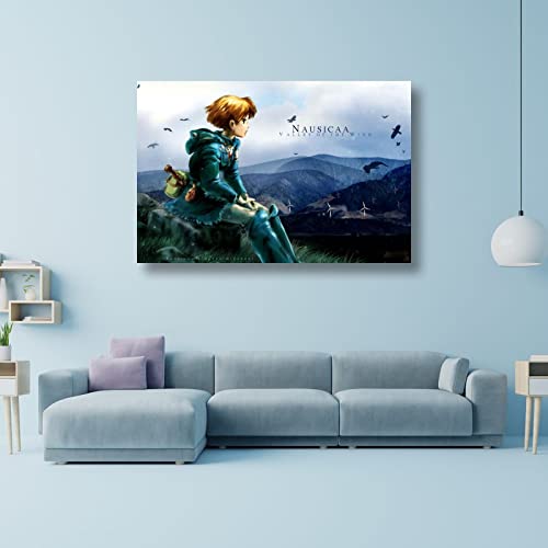 Nausicaä della Valle del Vento Anime Poster Studio...