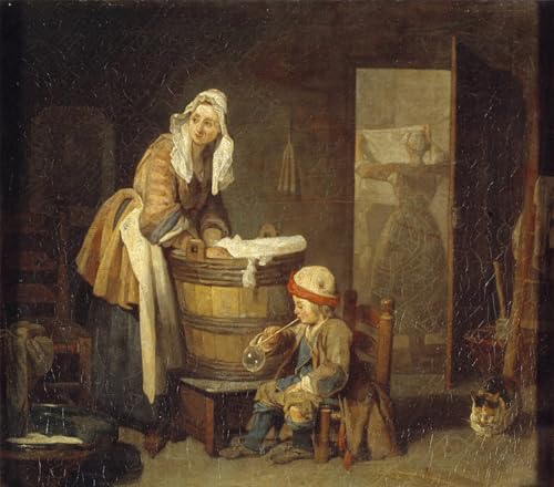 Tableaux Imprimer Affiche de Jean Baptiste Simeon Chardin Toile Décoration 60x90cm