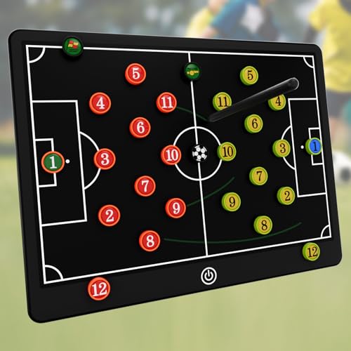 Tableau d'entraîneur de football étanche résolvant le problème des feutres effaçables