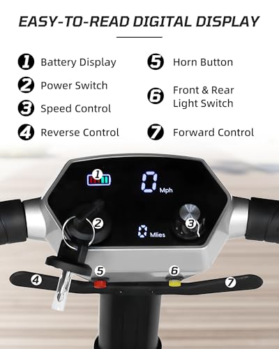 Electric Mobility Scooter Foldable Compact