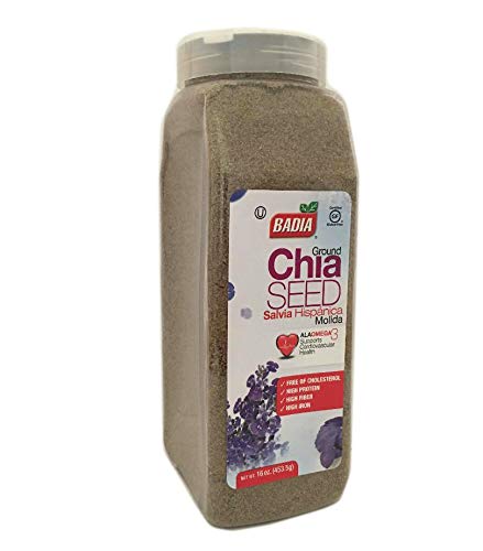 16 oz-Ground Chia Seed Powder Fiber / Salvia en Polvo Molida Gluten Free Kosher