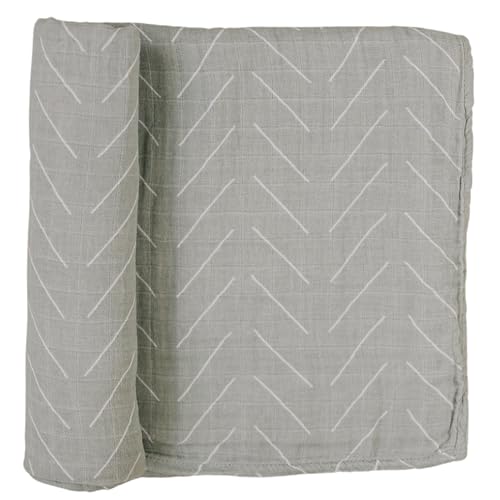 Image of Mebie Baby Desert Sage Muslin Swaddle, Modern and Neutral Swaddle Blanket for Baby Girl or Boy, Soft Baby Blankets, Newborn Swaddle Blanket, 0-3 Month, Comfy Wrap, Baby Essentials & Gifts