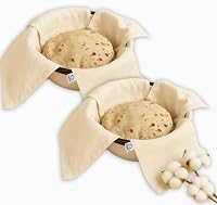 Clarkia Cotton Double Layer Roti Clothes Wrap with Flaps Muslin Cloth for chapati for hot case Kitchen Chapati Cloth wrap roti Cloth (Standard, 2)