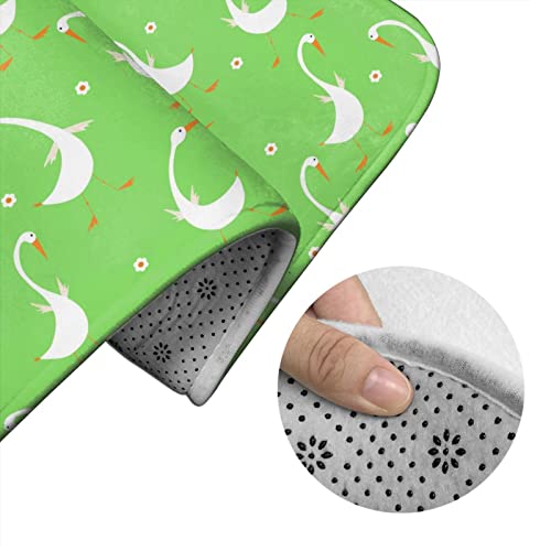 DIRYKILP Badematte + Konturmatte + Toilettendeckelbezug, Cartoon Muster 3 Stück Badematte Set, mit rutschfester Klebeunterseite – Bild 6