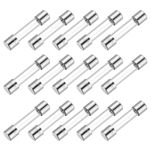 Image of sourcing map 8A 250V 5x20mm Time Delay Glass Fuse UL Listed Slow Blow Fuse for Home Appliances(Pack of 15)