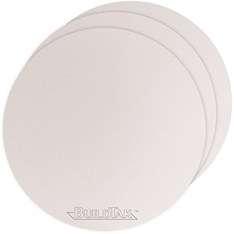 BuildTak BT08DIAWT-3PK Sheet, 8" Diameter, White Cover