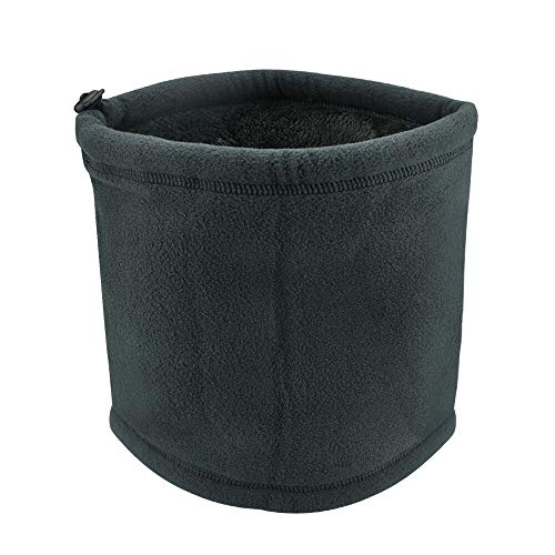 KLYNGTSK Cache-Cou en Polaire Tour de Cou Moto Homme Coupe-Vent Tour de Cou Chaud Femme Cache Cou Tubulaire Echarpe Tubulaire Homme 25 * 27cm pour Hiver, Ski, Vélo, Randonnée Cover