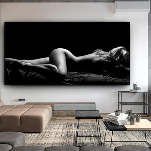 Toile peinture corps femme sexy LZJAGXX de style moderne 70x140 cm