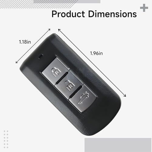 Télécommande Outlander 3 boutons 433 MHz ID46 coque ABS Bosreroy - 3