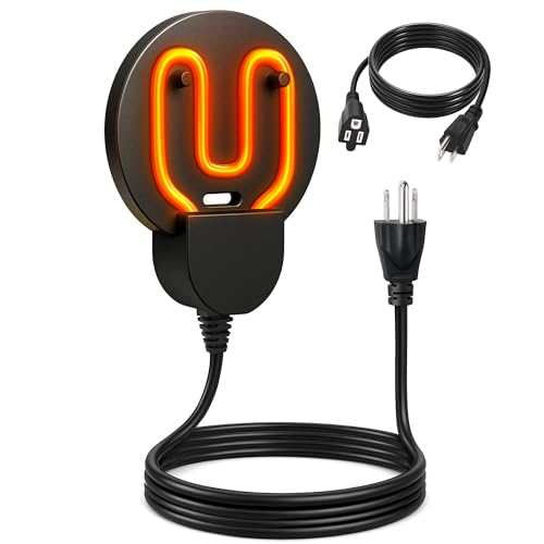 Chicken Water Heater for Winter with Immersion Design, Bird Bath & Livestock De-Icer, Fish Tank and Water Trough Heater with Automatic Thermostat — Prevents Freezing for Poultry, Turtle & Koi Pond