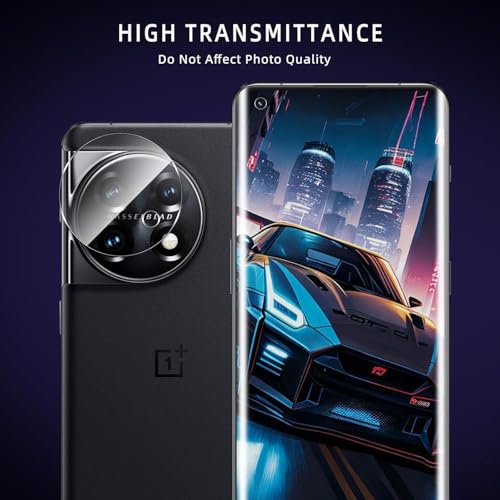 Image of SHILD Silicone (2 Pack) Privacy Screen Protector for OnePlus 11 | Edge-to-Edge Anti-Spy Protection, HD Clarity, Easy Application, Fingerprint Compatible