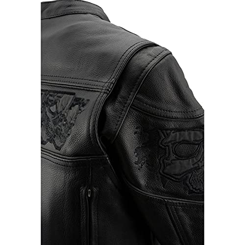 Image of Milwaukee Leather Women's 'Sporty and Elegant' Scooter Style Motorcycle Leather Rider Jacket