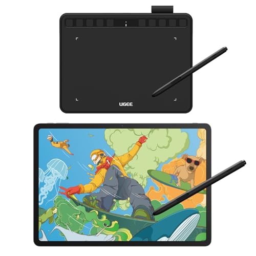 Tablette graphique S640 et UGEE UT3 à grand écran 2,4K pour un dessin ultra précis
