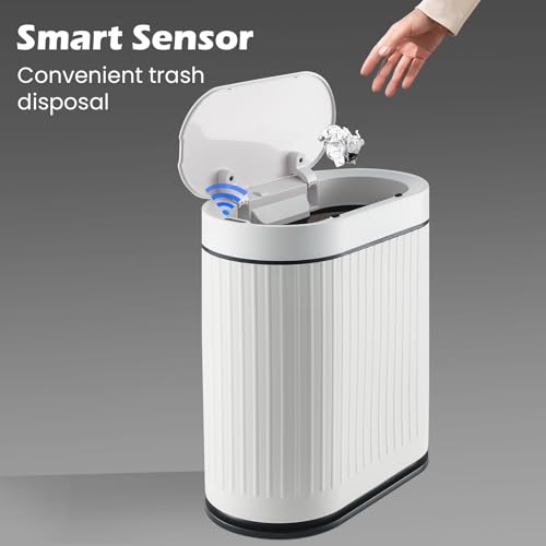 Cesta de basura impermeable con sensor SYNCVIBE evita contacto y malos olores 4