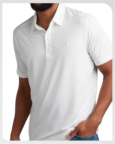 Spyder Mens Golf Polo Shirt - Super Soft Moisture Wicking Athletic Fit Performance Collared Golf Shirts for Men (Sizes: S-XL)3