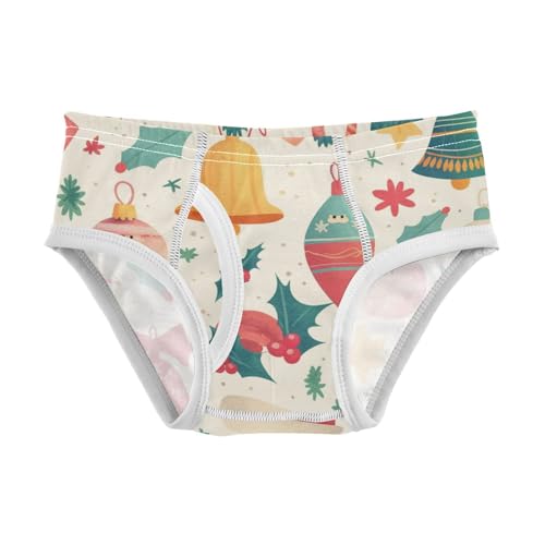 KLL Cute Cartoon Christmas Elements Baby Boys Comfort Briefs Cute Children Undies