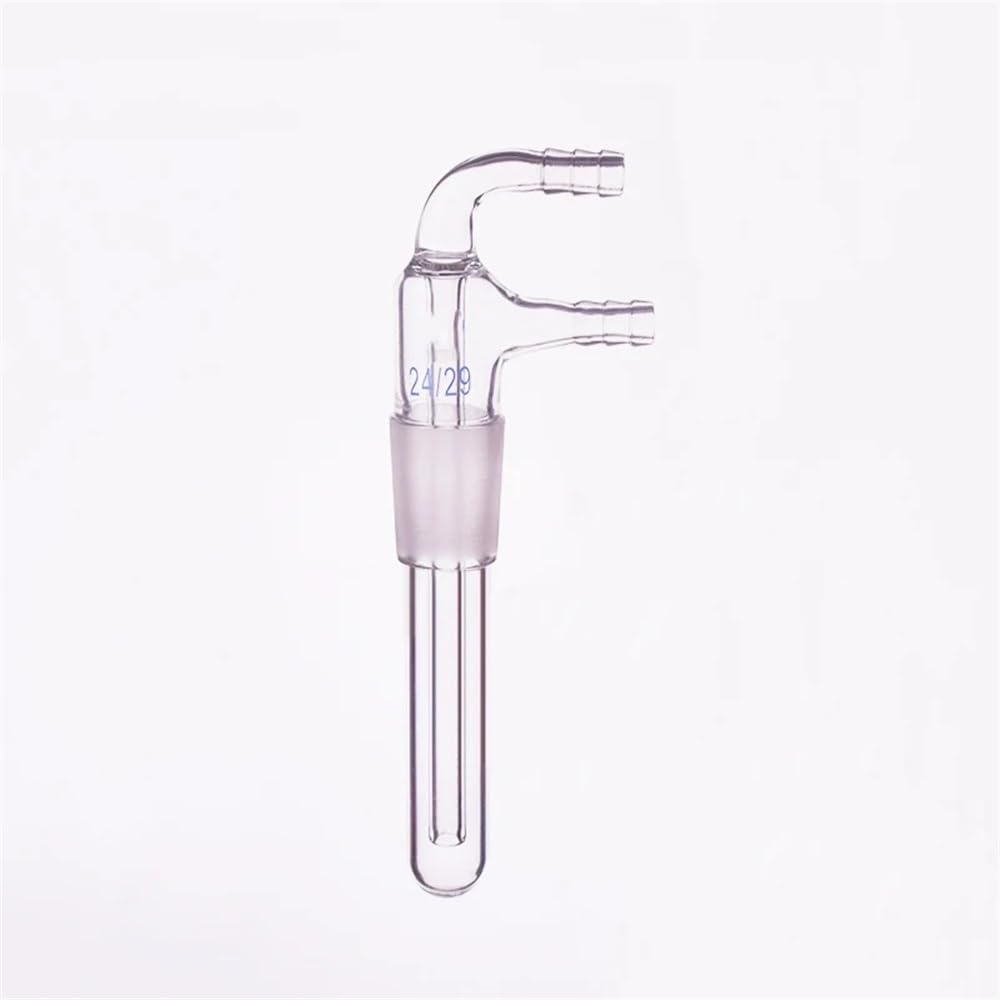 Condensador recto Condensador 24/29 Boquilla pequeña Diámetro exterior 10 mm Longitud del tubo inferior 75 mm/100 mm/150 mm/200 mm(Tube length 150mm)