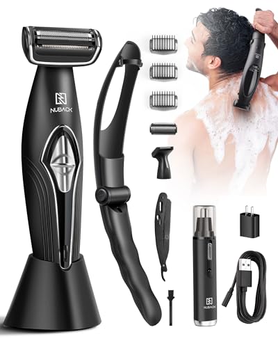NUBACK Rückenrasierer Herren mit Langer Griff