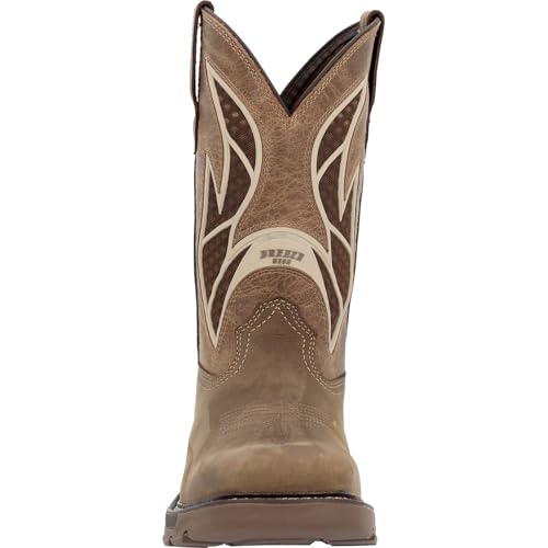 Georgia Boot Mens Carbo-Tex Flx 11 Inch Slip Resistant Soft Toe Work/Duty - Brown3