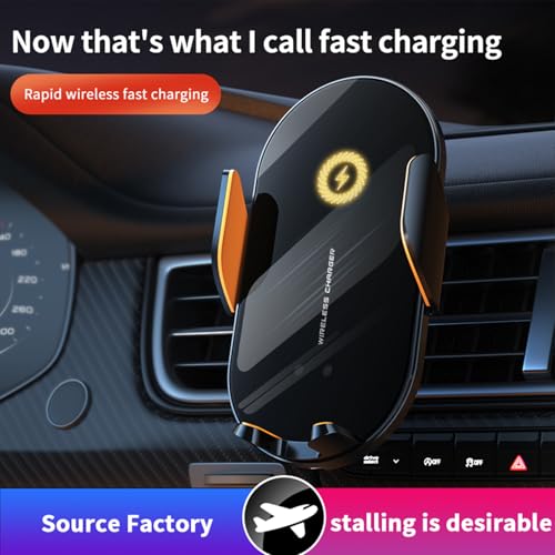 Soporte de carga inalámbrico para coche con rotación de 360 grados estable 2