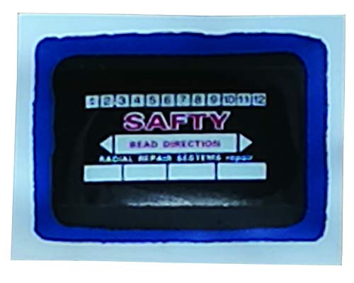 Harzole ER-2302 Parche de Reparación Radial Estilo Europeo 1 Capa 56x77 mm 20 Piezas/Bolsa