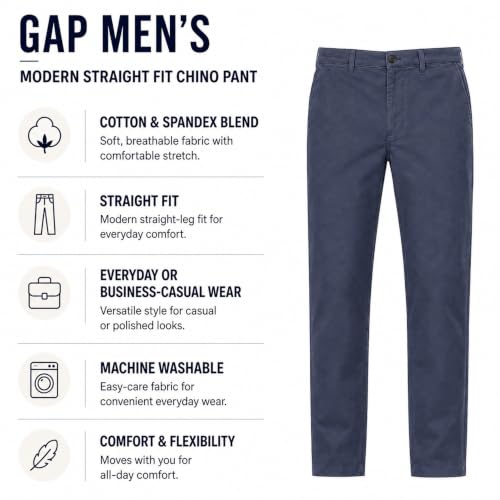 Image of Gap Men's Essential Slim Fit Chino Pants