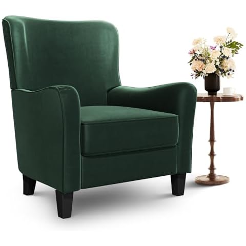 COLAMY Modern Fabric Accent Chair Cover