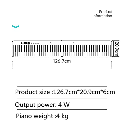 TSTS Piano électrique Pliable 88 Clés Portables Rouleau De Main Électronique Piano Débutant Panier Clavier Piano Pliant - Les Beatles, Paul McCartney, John Lennon, RIngo Starr, George Harrison TSTS Piano électrique Pliable 88 Clés Portables Rouleau De Main Électronique Piano Débutant Panier Clavier Piano Pliant – Image 3