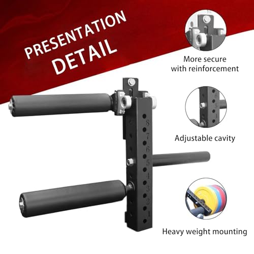 Extensión de piernas y accesorio para máquina de rizos para jaula de potencia, 8 posiciones ajustables para entrenamiento versátil de fuerza de piernas en el gimnasio en casa