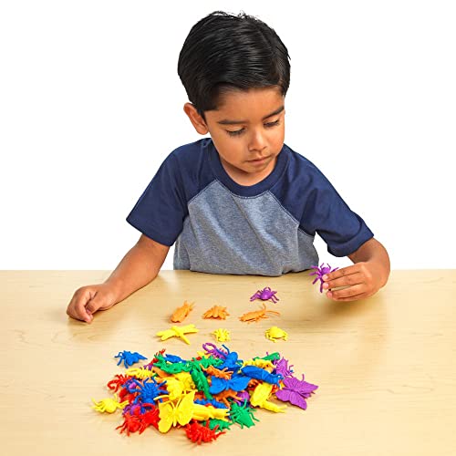 Excellerations Math Manipulatives Set Of 144 Bug Counters 1-1/2 Inches -2 Inches, Stem Educational Toy For Mathematics, Preschool (Item # Buggy) #TOP4