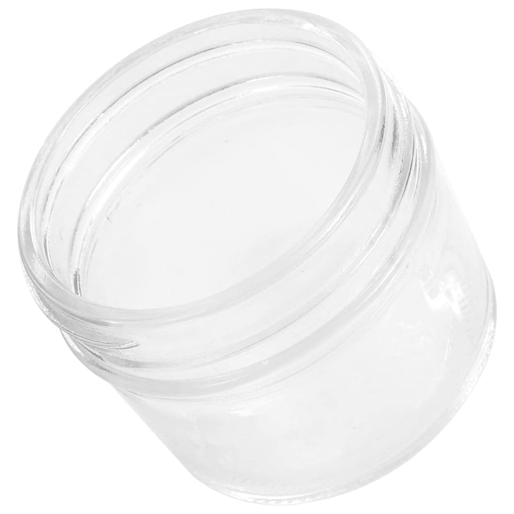 96 Stück 110 ml Marmeladengläser aus transparentem Glas mit goldenem Deckel, Einmachgläser für Marmelade, Chutney, Essiggurken, Saucen und Konfitüren, mit weitem Mund