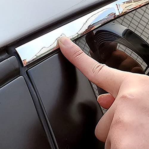 Jeseny 12Foot Automotive Chrome Trim Molding Self Adhesive - 1/2In(12Mm) Wide Car/Truck/Rv Side Body Chrome Moulding Trim Stripfor Door Window Scratch-Proof (Silver) #TOP5