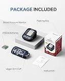 sinocare Blood Pressure Monitor, Two-User Model, One-Button Operation Upper Arm Blood Pressure Monitor, Irregular Heartbeat Detection, Large Cuff - Image 8