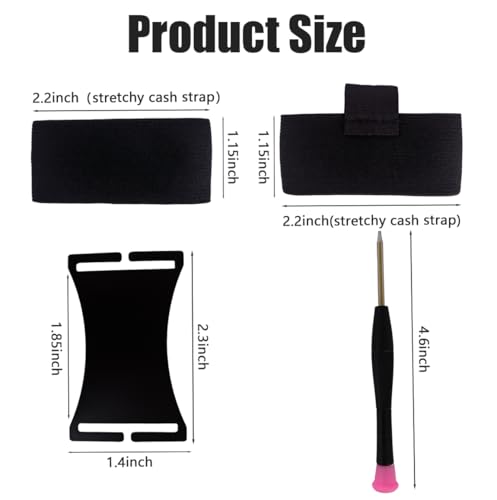 Wallet Replacement, Elastic Cash Strap Replacement for Wallet,Metal Wallet Repair Kit,Wallet Replacement Accessories3